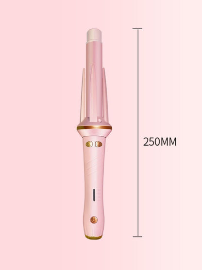 Gray and white adjustable temperature curling iron from Trendsi with North American plug and ergonomic design for versatile styling.