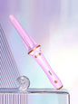 Gray and white adjustable temperature curling iron with North American plug, designed for versatile styling by Trendsi.