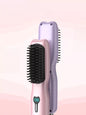 Gray and white heated straightening comb by Trendsi, showcasing its sleek design and heating plates for effortless styling.
