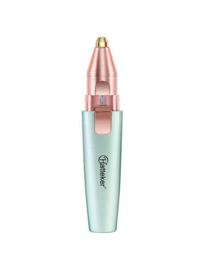 Green Trendsi painless hair removal epilator with multiple attachments and ergonomic design for quick, gentle hair removal.