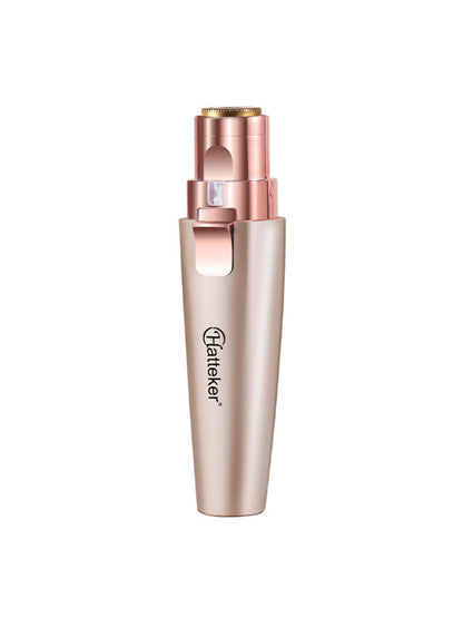 Green Trendsi painless hair removal epilator with multiple attachments for effective at-home hair removal.