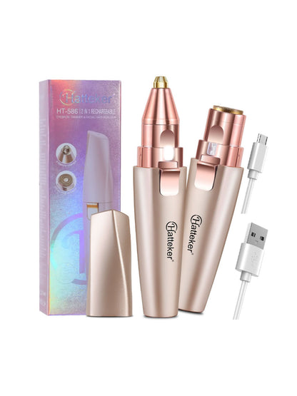 Green Trendsi painless hair removal epilator with ergonomic design for efficient at-home hair removal.