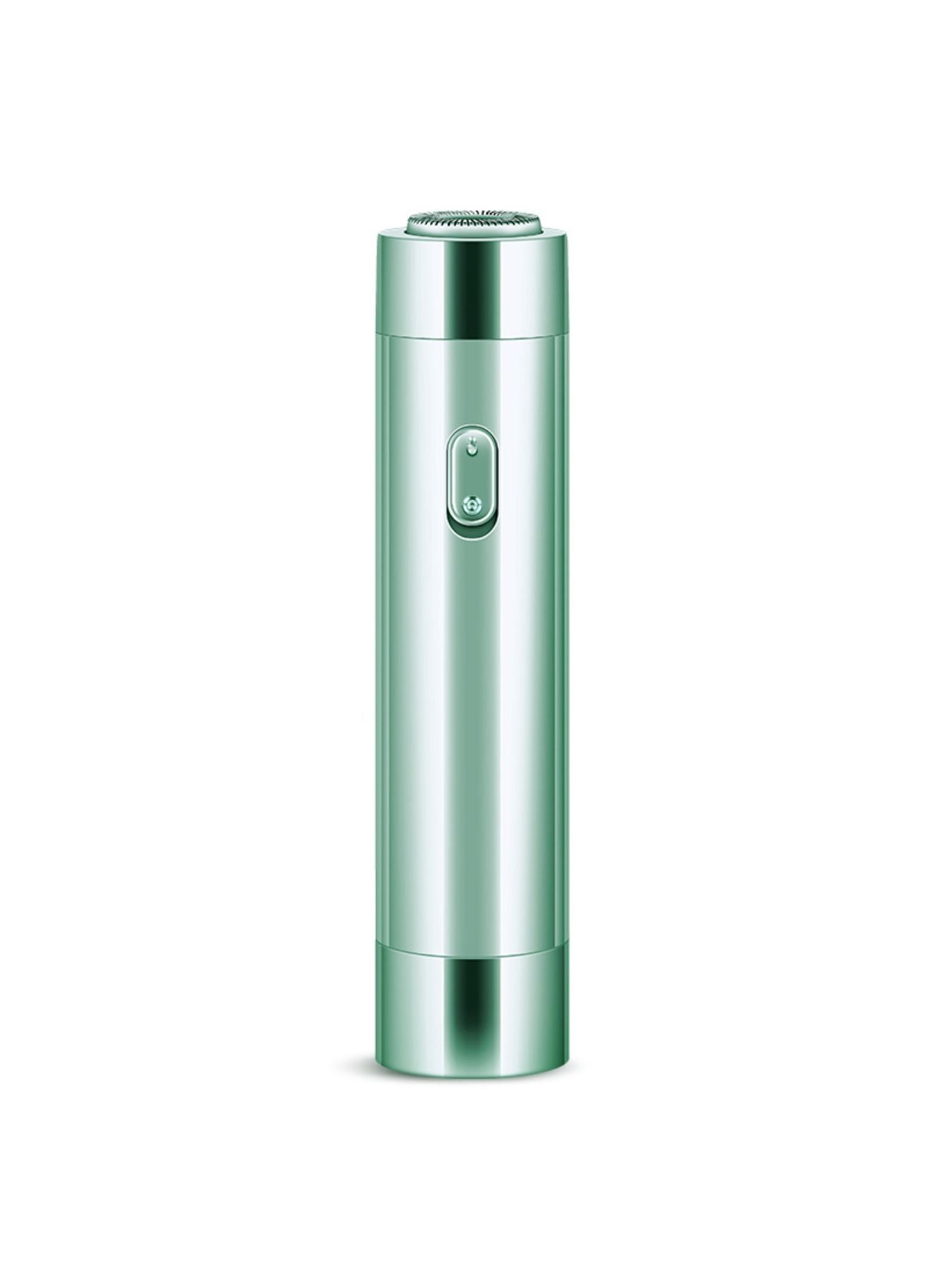 Green portable electric hair removal epilator by Trendsi, compact design with multiple attachments for effective hair removal.