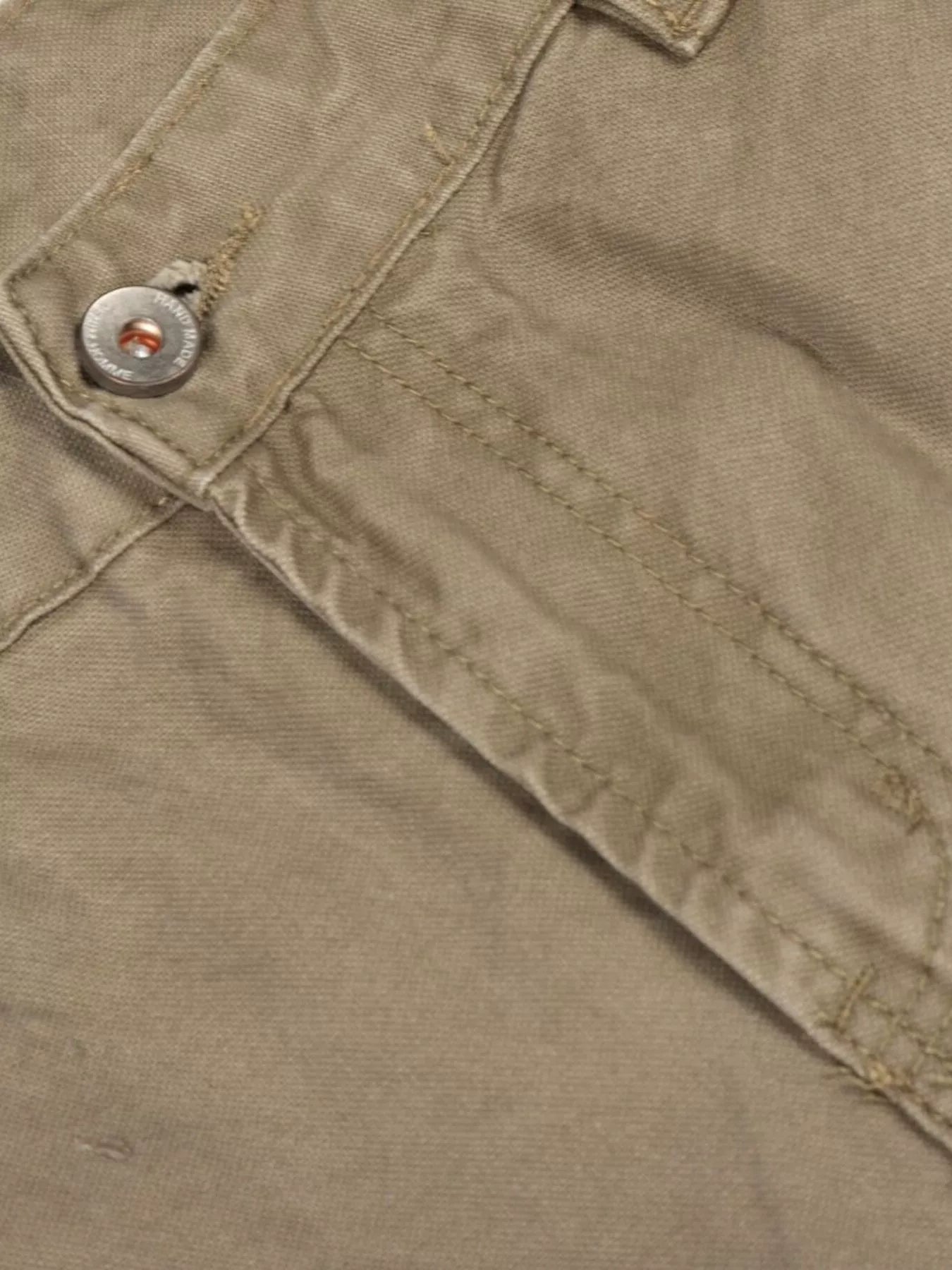 Men's green patchwork wide-leg cargo pants by Trendsi, featuring multiple pockets and relaxed fit for casual style.