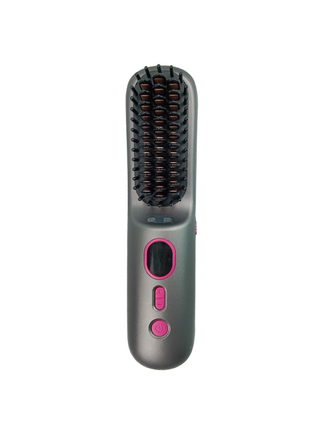 Grey fast-heating anti-scald straightening comb by Trendsi, designed for safe, efficient hair styling and straightening.