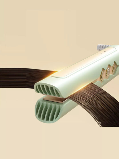 Trendsi fast heating hair straightener with European plug, sleek design for quick styling and smooth, straight hair.