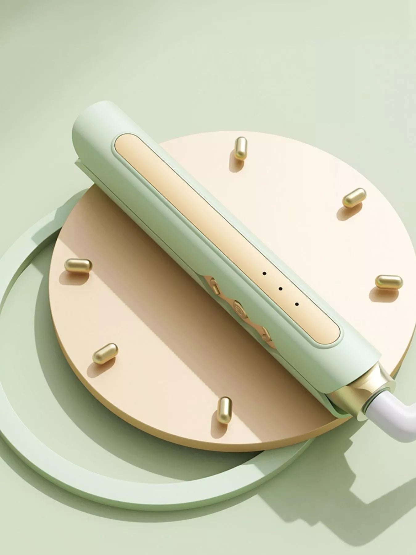 Trendsi fast heating hair straightener with European plug, sleek design for quick, smooth styling of hair.