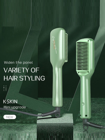 Trendsi fast heating straightening comb with North American plug, designed for quick hair styling and smoothing.