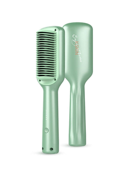 Trendsi fast heating straightening comb with North American plug, designed for quick hair styling and straightening.