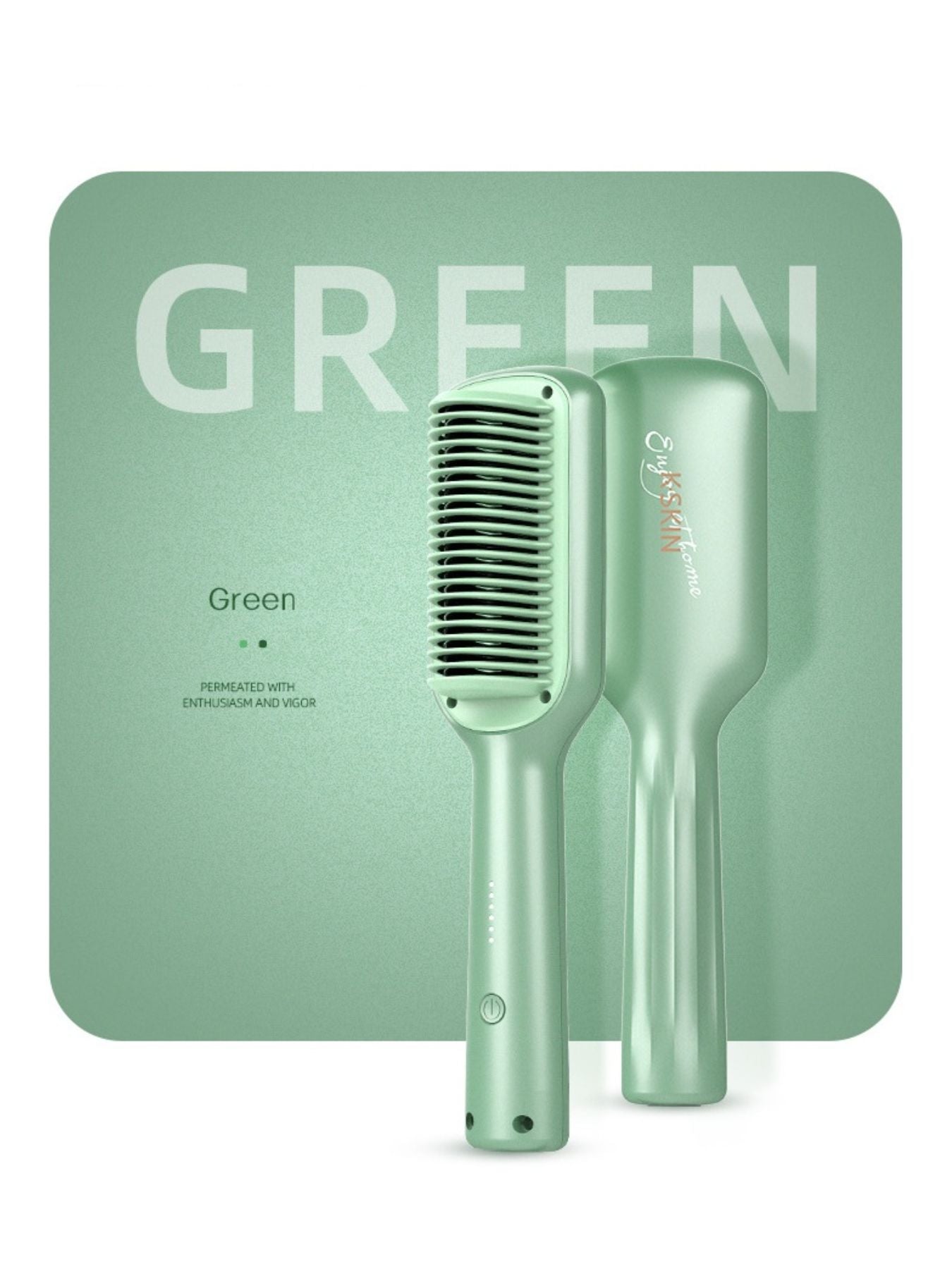 Trendsi fast heating straightening comb with North American plug, designed for quick hair styling and straightening.