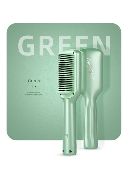 Trendsi fast heating straightening comb with North American plug, designed for quick hair styling and straightening.
