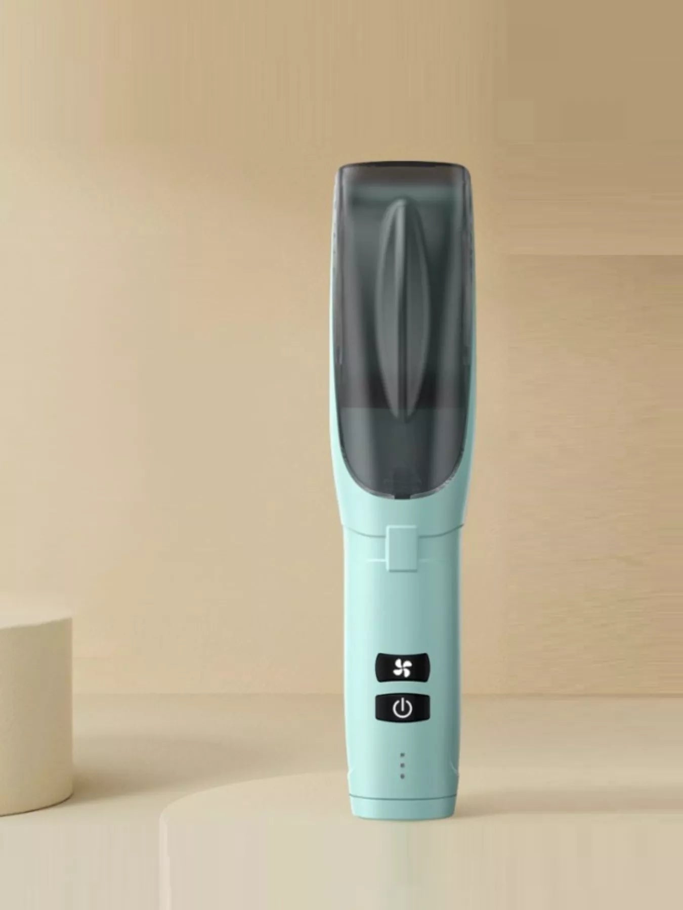 Trendsi low noise hair clipper with a sleek design, featuring a gum leaf pattern and adjustable blades for precise hair trimming.