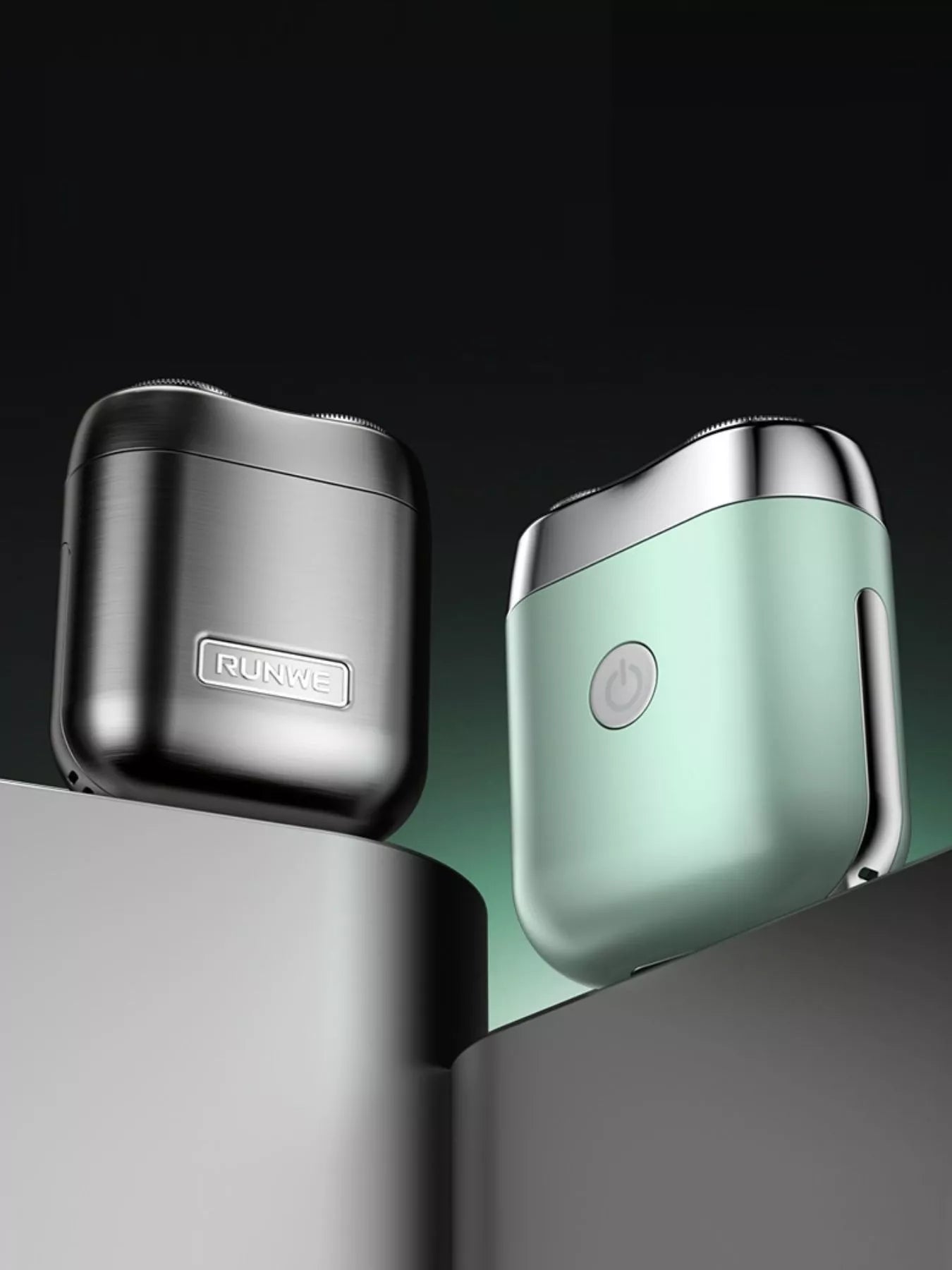 Waterproof electric shaver with a sleek design and ergonomic grip, suitable for wet and dry shaving by Trendsi.