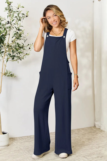 Trendsi Double Take full-size wide strap overall with pockets, featuring a comfortable fit and stylish design.