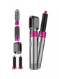 Trendsi hot pink adjustable temperature curling iron with European plug and ergonomic handle for styling versatility