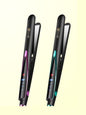 Hot pink adjustable temperature hair straightener from Trendsi with a sleek design for versatile styling.