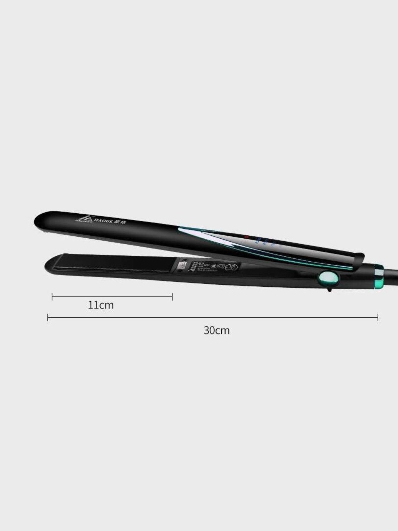 Hot pink Trendsi adjustable temperature hair straightener with sleek design and digital controls for versatile styling.