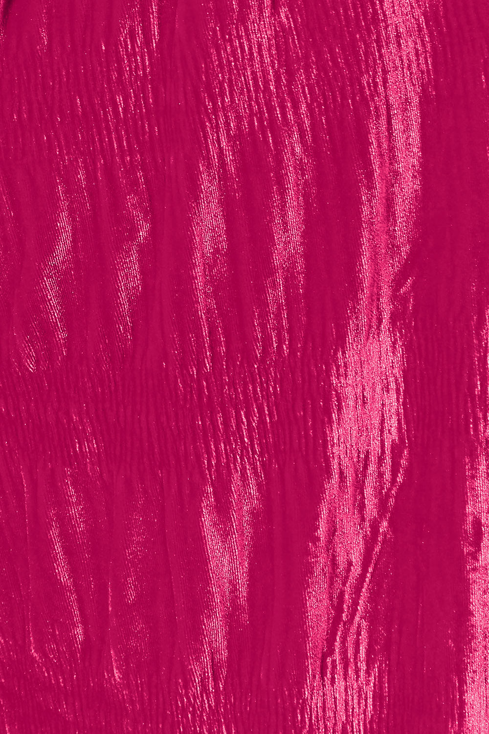Hot pink Trendsi double take high waist velvet wide leg pants with tiered shirring and full size fit, stylish and comfortable.