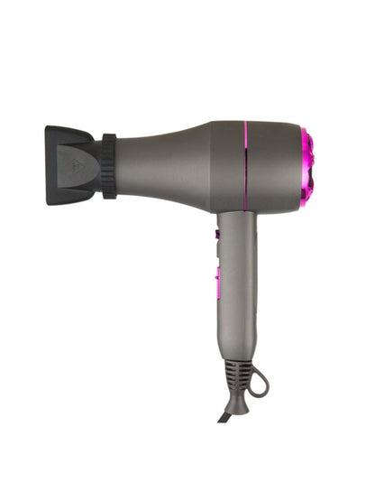 Trendsi multi-speed household hair dryer in iron gray with European plug, featuring multiple heat and airflow settings.