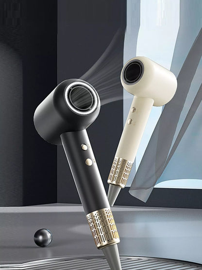 Ivory Trendsi household hair dryer with negative ion technology, quick-drying, North American plug, compact and lightweight design.