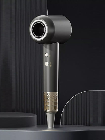 Ivory Trendsi household hair dryer with negative ion technology and quick-drying features, North American plug visible.
