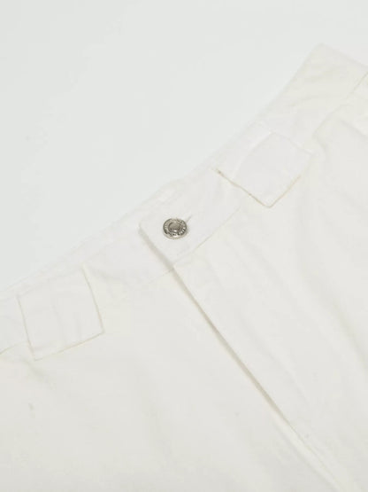 Men's wide-leg capris in ivory by Trendsi, displayed with a relaxed fit and casual style on a neutral background.