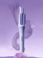 Lavender automatic hair curling iron by Trendsi with European plug, showcasing a sleek, modern design for effortless curls.