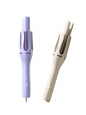Lavender automatic rotating ceramic hair curling iron from Trendsi with European plug for effortless, even curls.