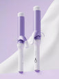 Lavender Trendsi fast heating curling iron wand with European plug, featuring a sleek design for quick, stylish curls.