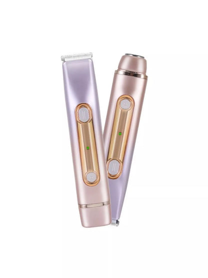 Lavender 2-in-1 painless electric hair removal device by Trendsi, compact design for smooth skin at home