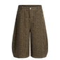 Men's leopard print wide-leg capris by Trendsi, featuring bold animal print fabric and relaxed fit for casual style.