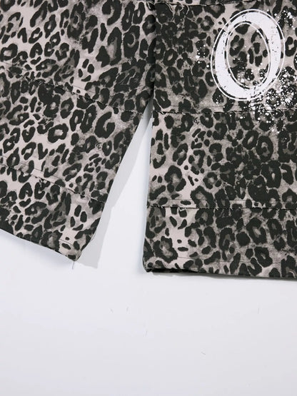 Men's leopard print wide-leg pants by Trendsi, featuring bold animal pattern and relaxed fit for a stylish, comfortable look.