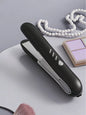 Light blue Trendsi fast heating hair straightener with ceramic plates, designed for quick and smooth styling.