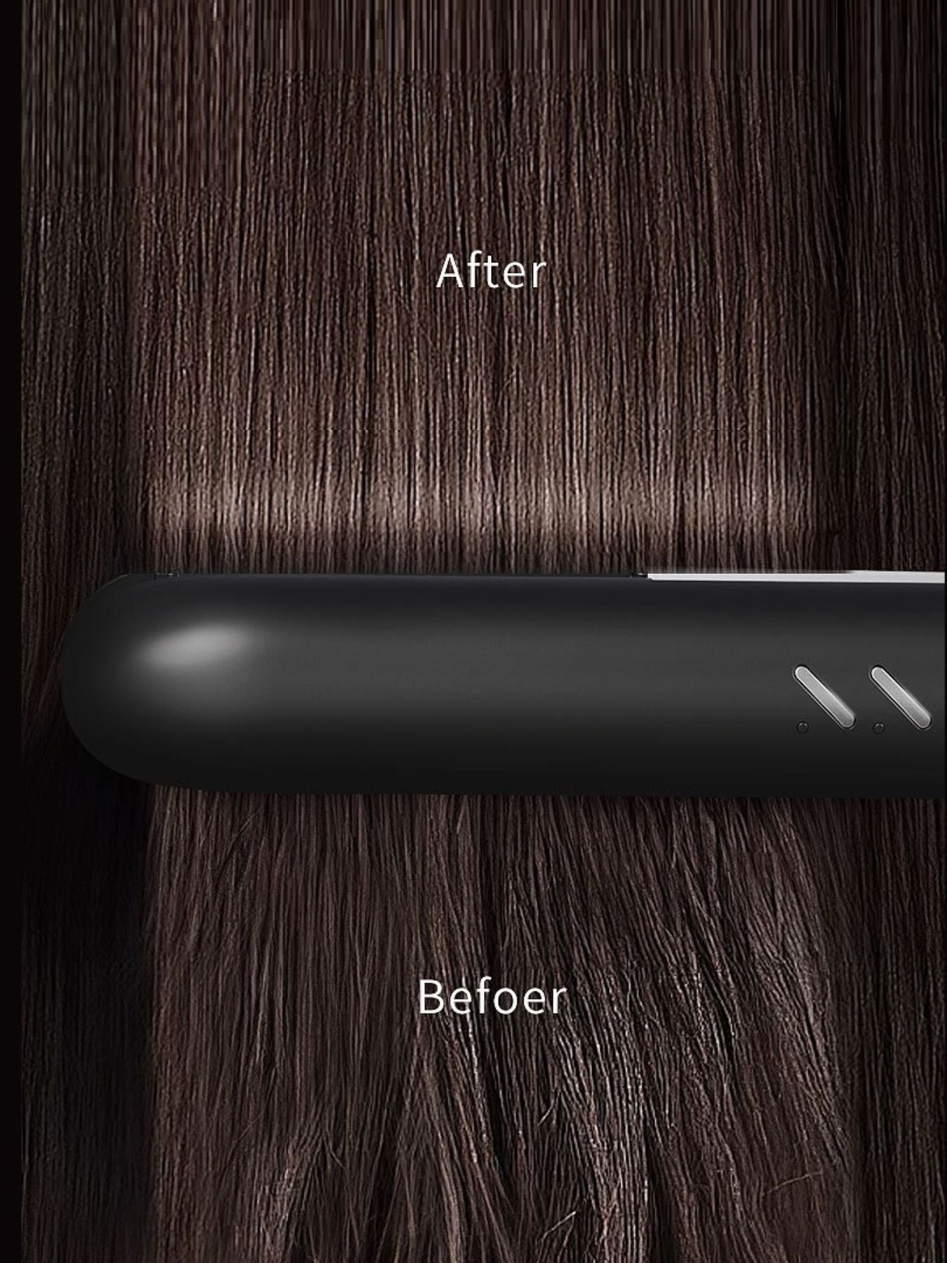 Light blue Trendsi fast heating hair straightener with ceramic plates, designed for sleek, straight hairstyles.