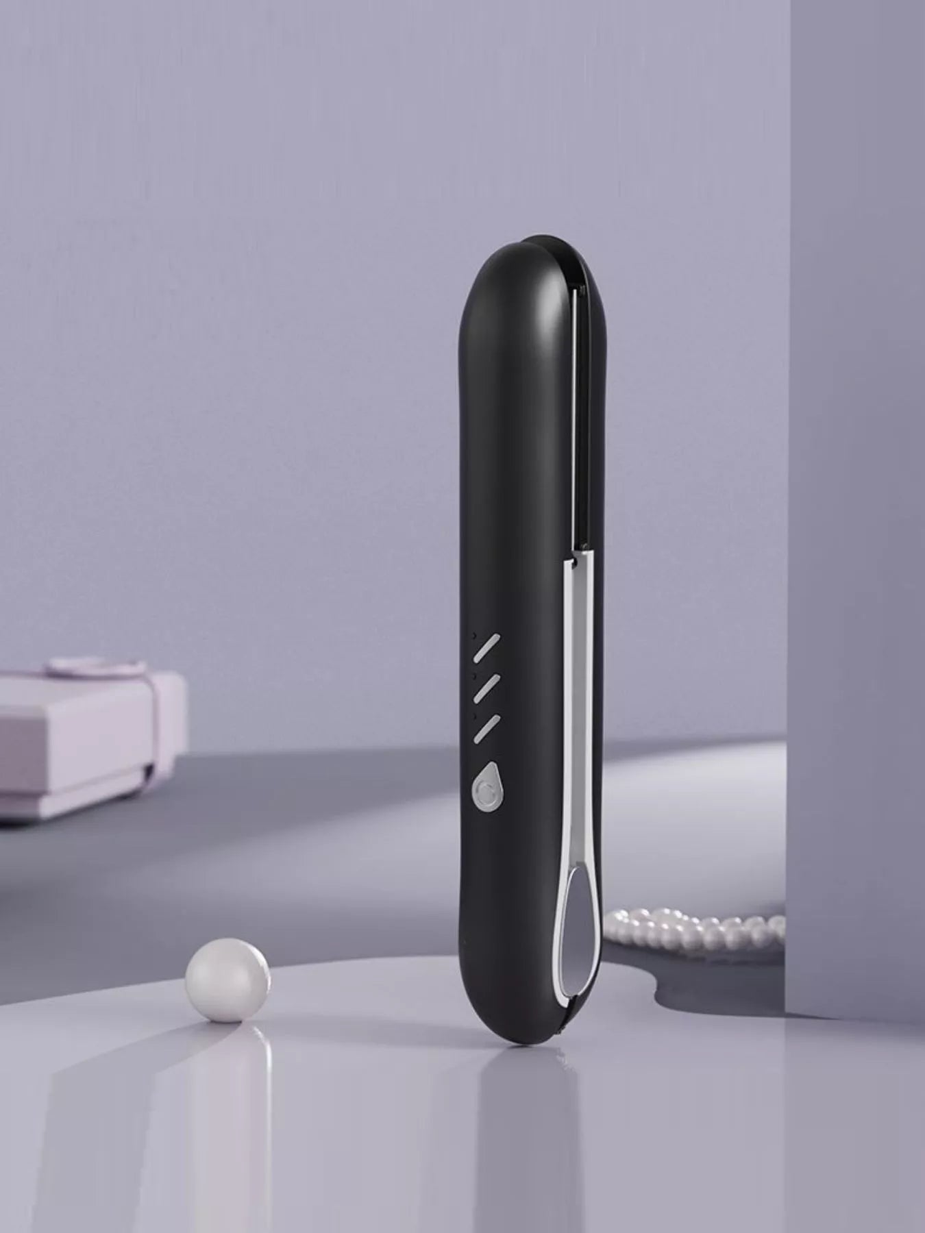 Light blue Trendsi fast heating hair straightener with ceramic plates, shown on a white background.