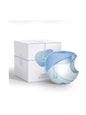 Light blue apple-shaped humidifier from Trendsi, featuring a cute apple design and compact size for room humidity.