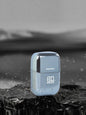 Light blue waterproof electric shaver by Trendsi with a sleek design, suitable for wet and dry shaving.