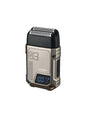Light gray electric foil shaver by Trendsi with a sleek design, showing the shaver’s foil head and ergonomic handle.