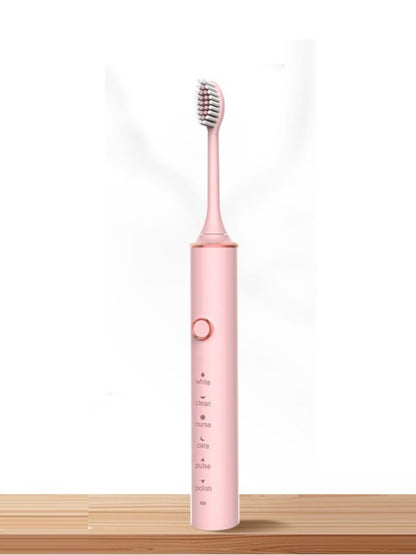 Light green Trendsi electric toothbrush with multiple brushing modes, featuring a sleek design and ergonomic handle.