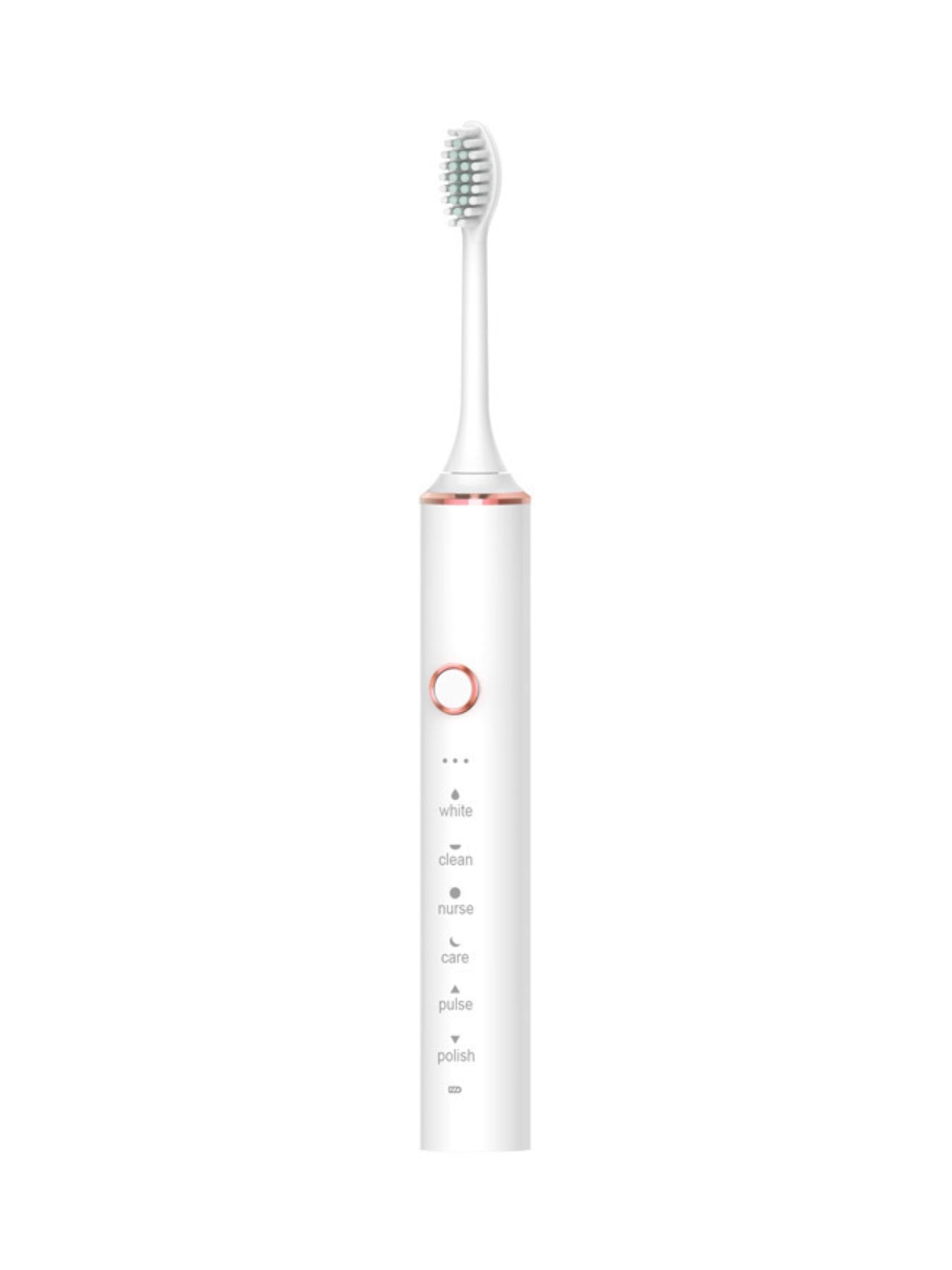 Light green Trendsi electric toothbrush with multiple cleaning modes and sleek design for effective oral care.