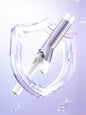 Trendsi adjustable temperature lilac curling iron with European plug for versatile hair styling.