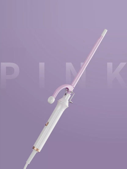 Trendsi fast heating ceramic hair curling iron with lilac finish and European plug for creating styled curls.
