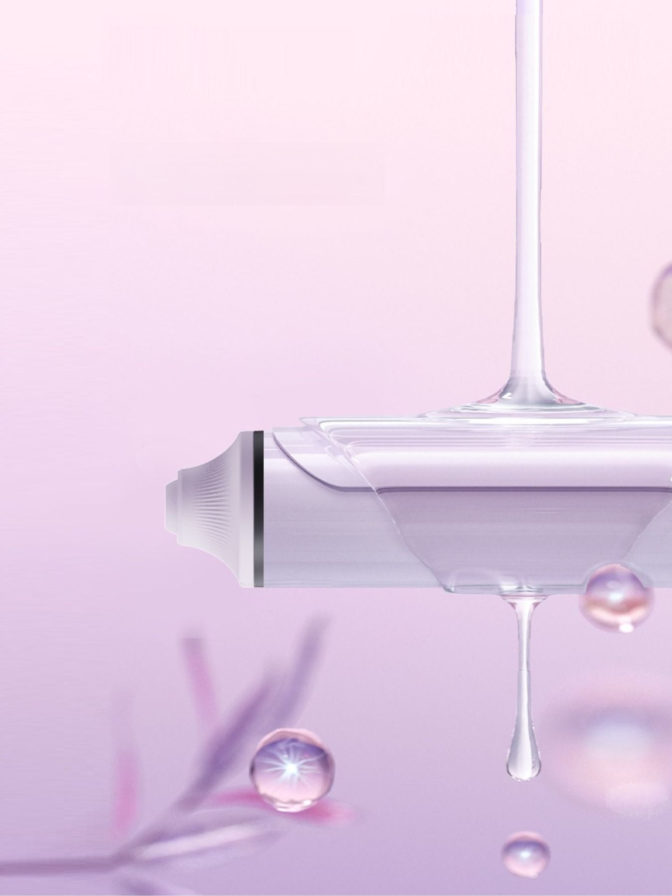 Lilac Trendsi fast heating curling iron with European plug and ergonomic handle for quick, easy styling.