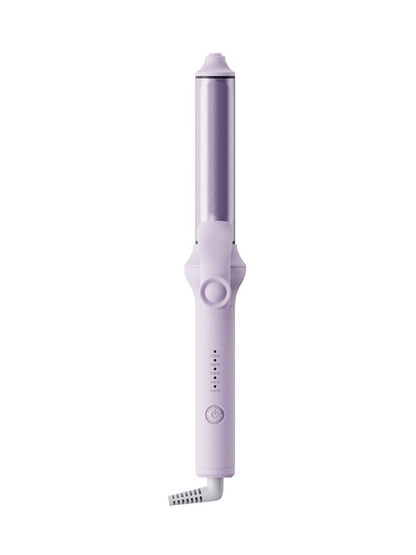 Lilac Trendsi fast heating curling iron with European plug, showcasing its sleek design and ceramic barrel for salon-quality curls.