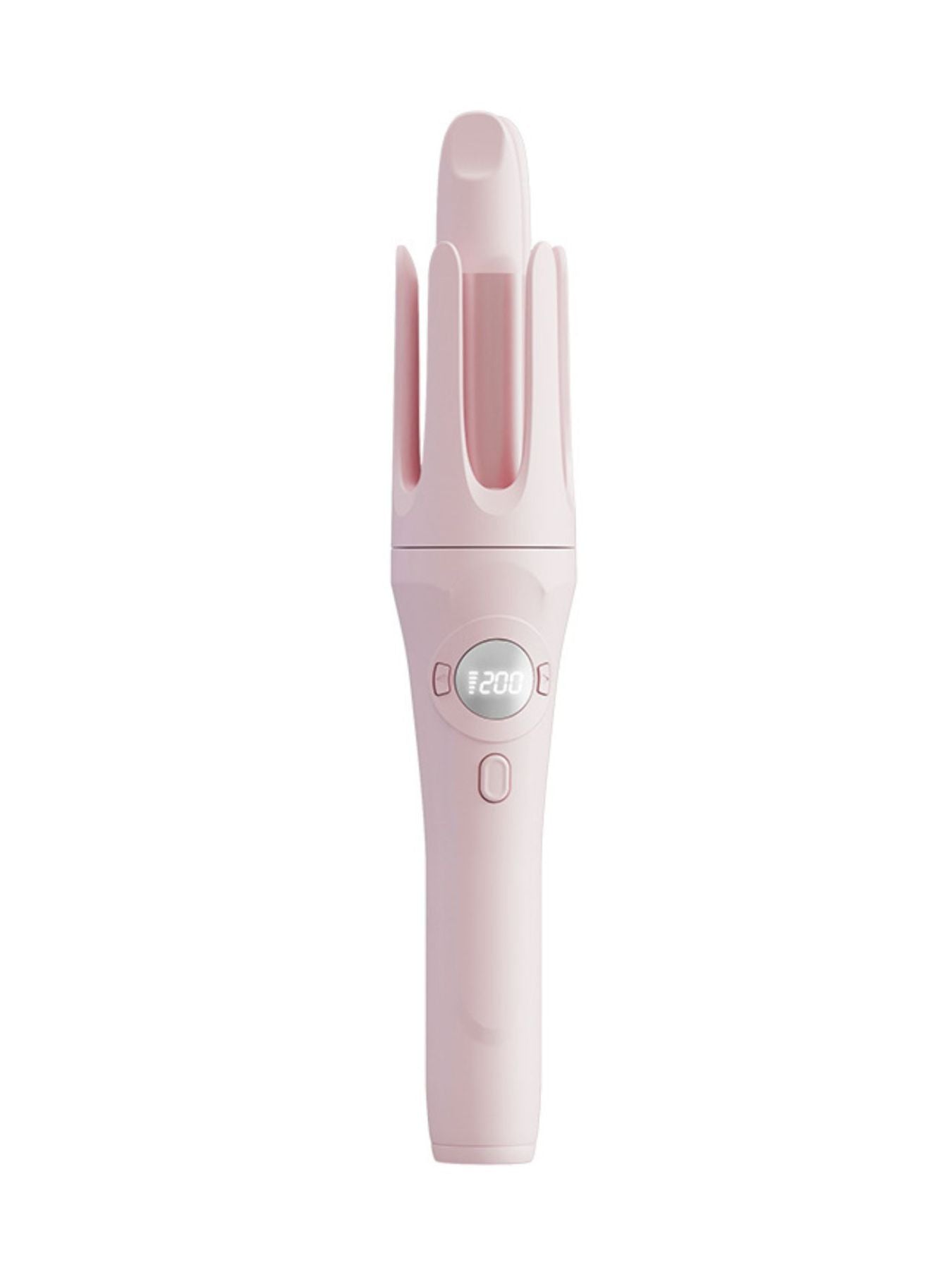 Lilac automatic rotating ceramic curling iron by Trendsi, showing a sleek design and rotating barrel for effortless curls.