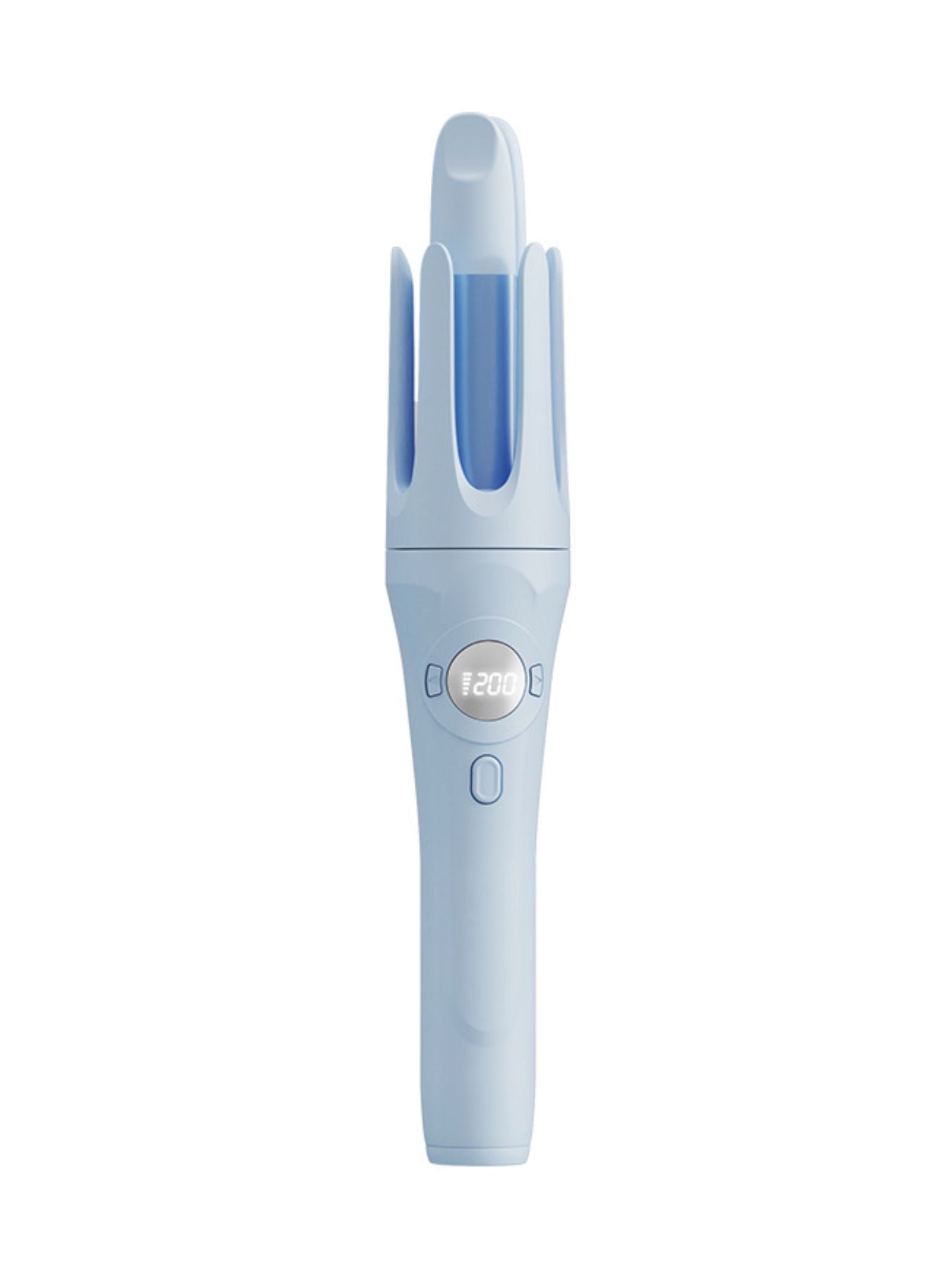 Lilac automatic rotating ceramic curling iron by Trendsi with a sleek design for easy, even curls.