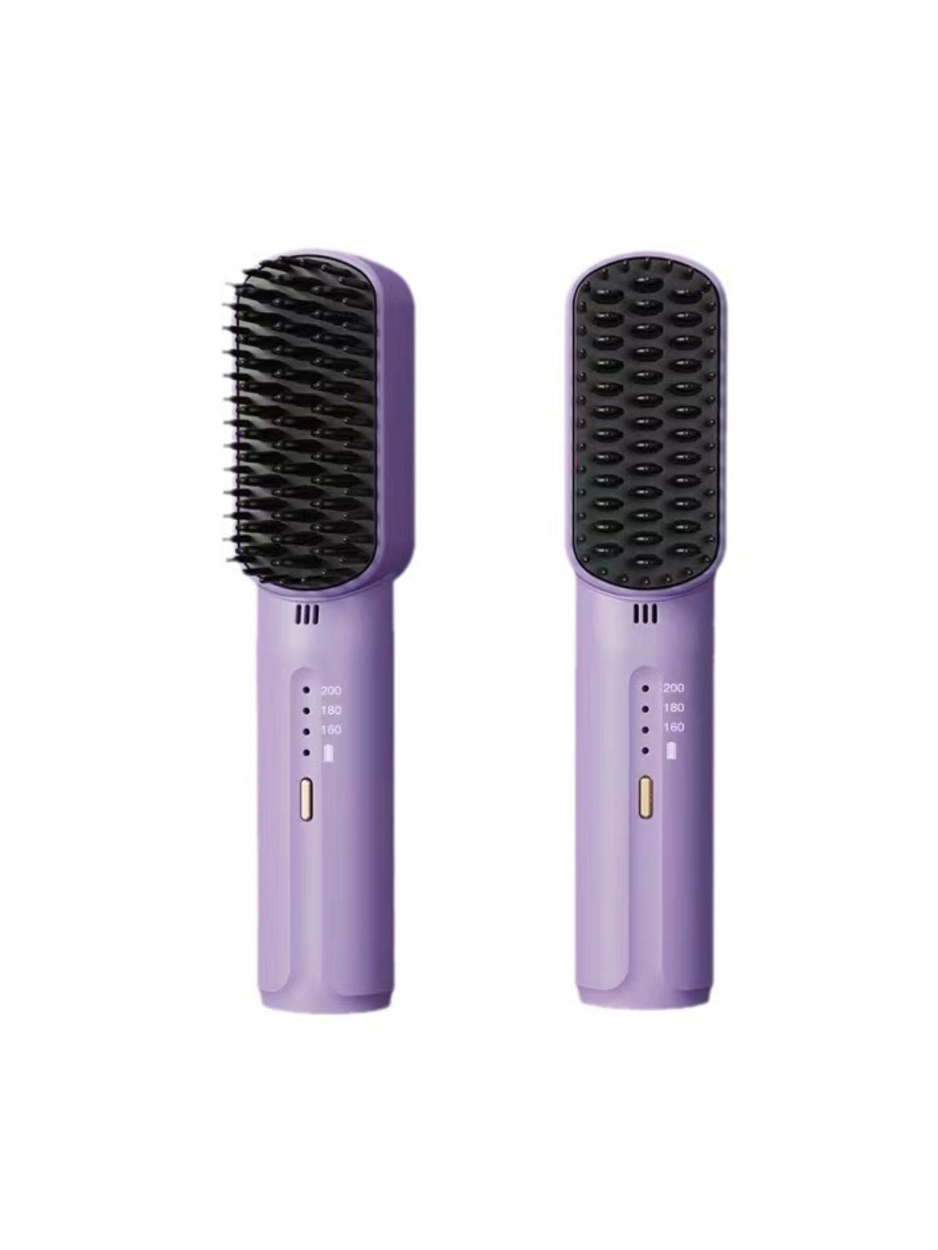 Lilac Trendsi fast heating straightening comb for quick, easy hair styling and smoothing.