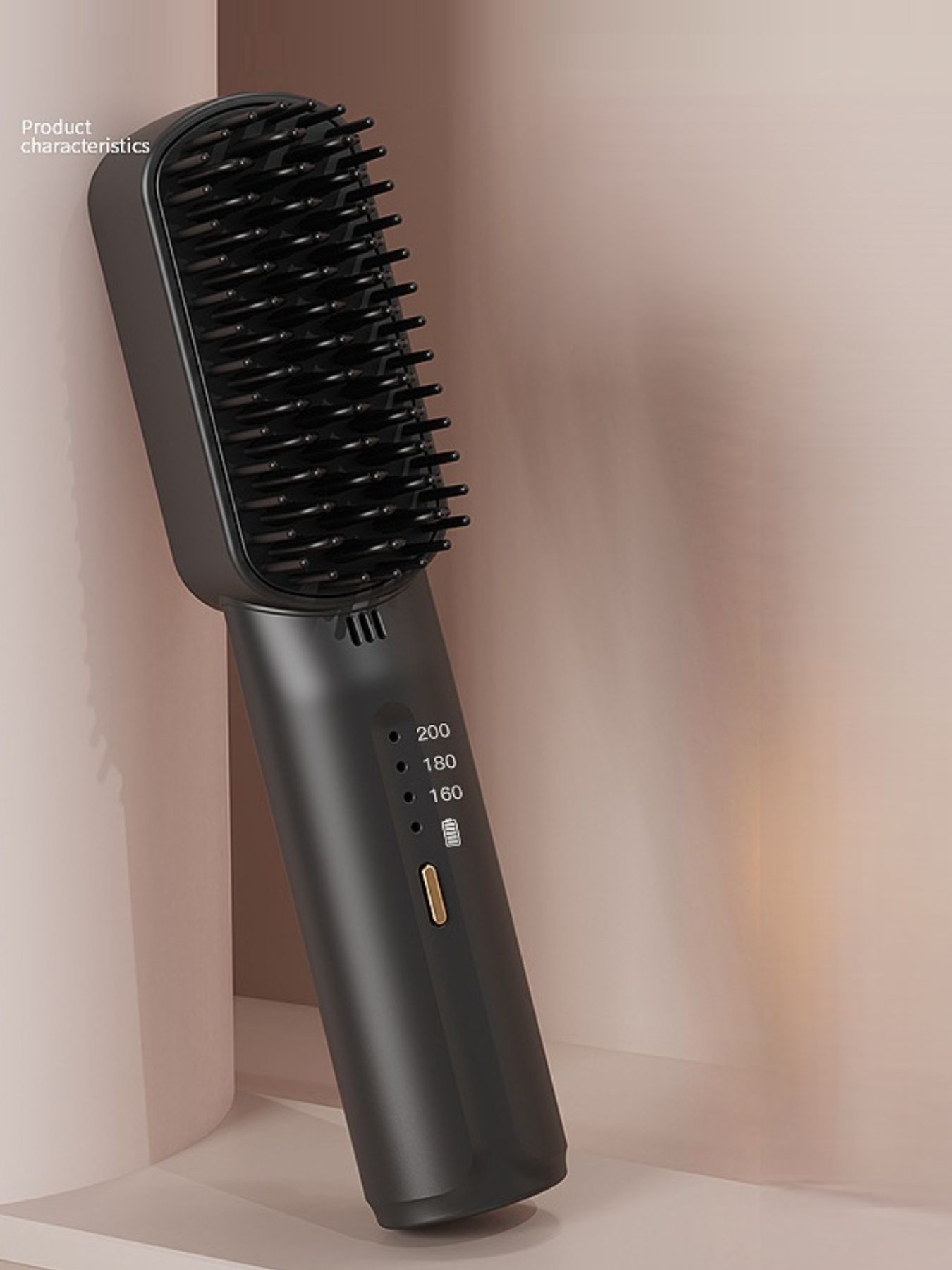 Lilac Trendsi fast heating straightening comb for quick hair styling and sleek, straight hair results.