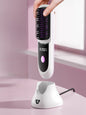 Lilac fast heating anti-scald straightening comb by Trendsi, designed for safe, efficient hair straightening with anti-scald features.
