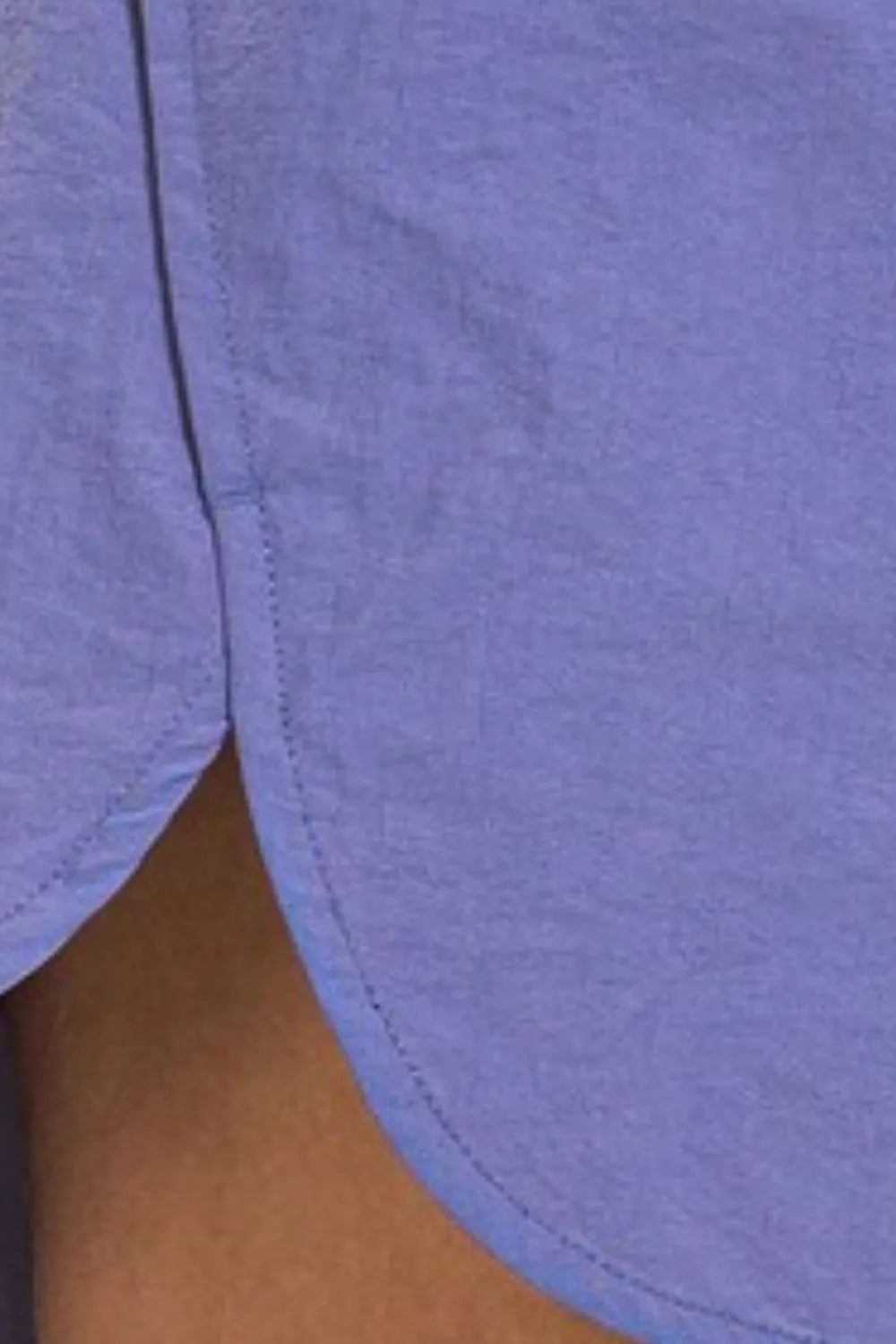 Zenana windbreaker running shorts with smocked waistband, lightweight and comfortable for active wear.
